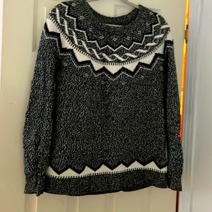 Heavy duty fair isle sweater